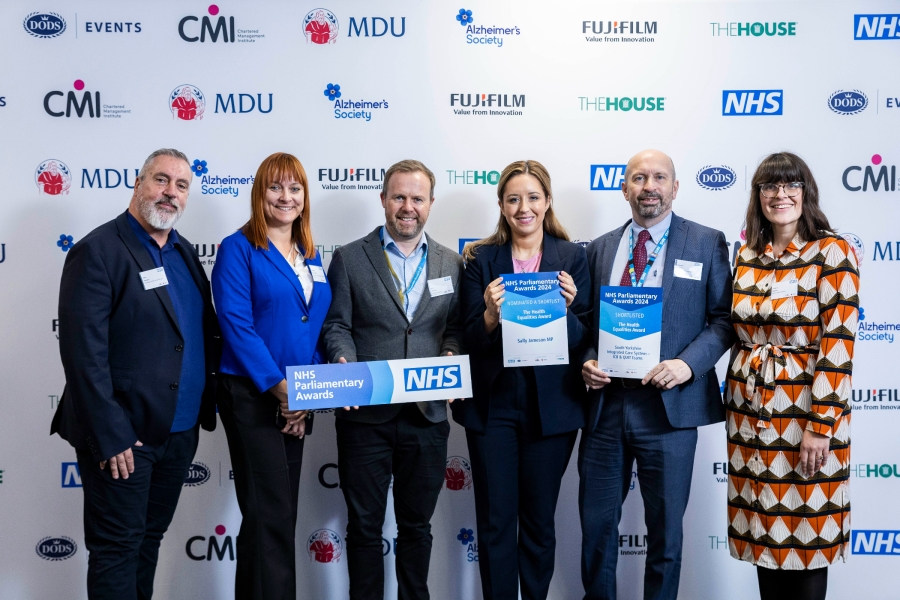 QUIT Team and Sally Jameson at Parliamentary Awards.jpg